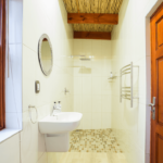 Private Cottages Bathroom at De Zeekoe Guest House