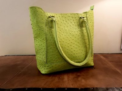 Green Leather Hand Bag Karoo