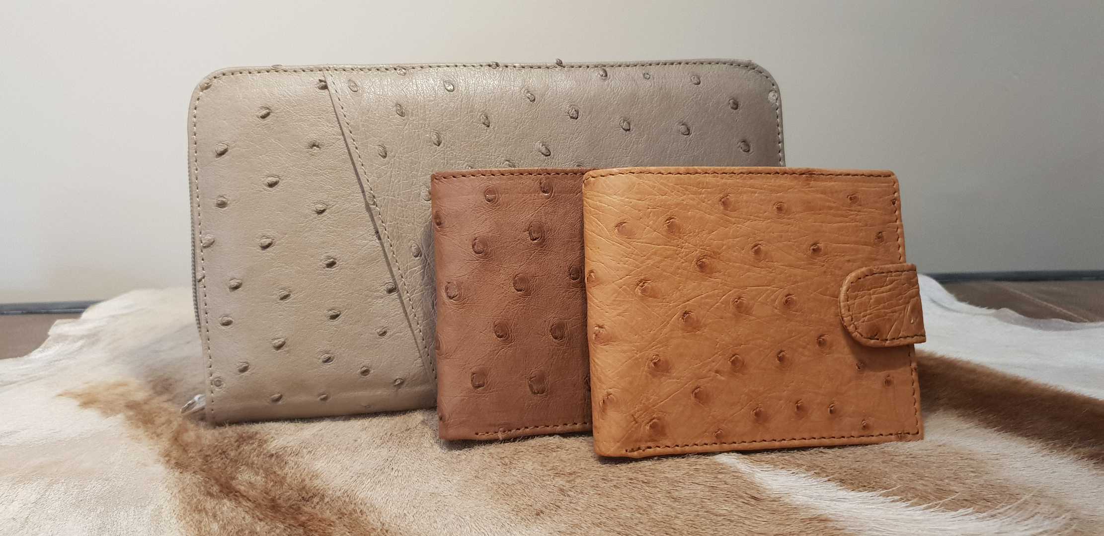 Ostrich Leather Purses Karoo