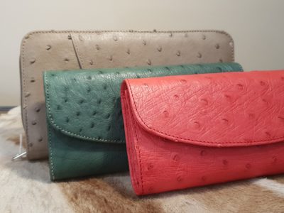 Ostrich Leather Purses Karoo