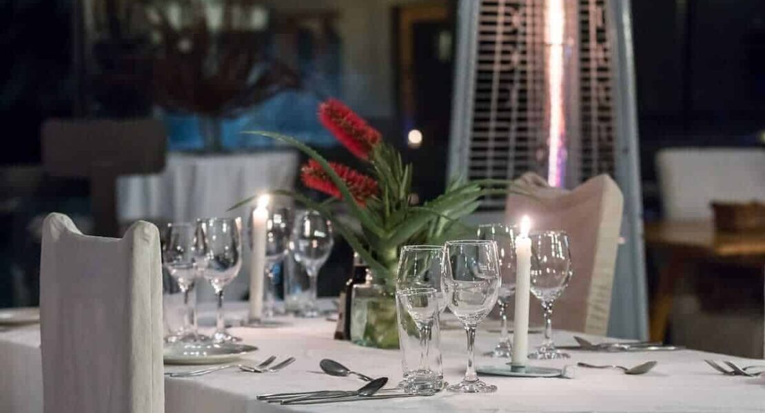 Luxurious dining experience at the De Zeekoe restaurant's gourmet retreat