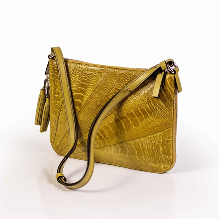 crocodile-leather-bag-yellow