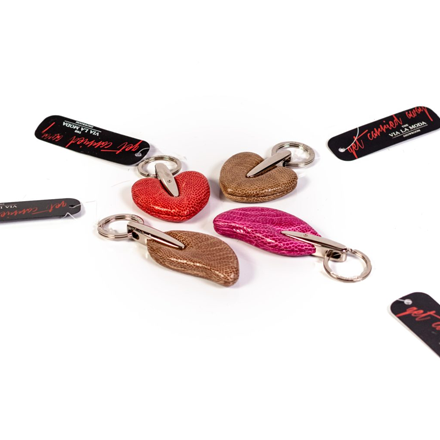 ostrich-leather-keychain