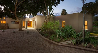 Bed and Breakfast accommodation entrance