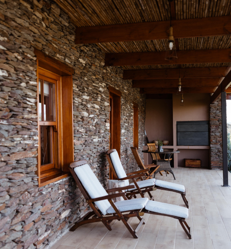 Stone Cottage private patio